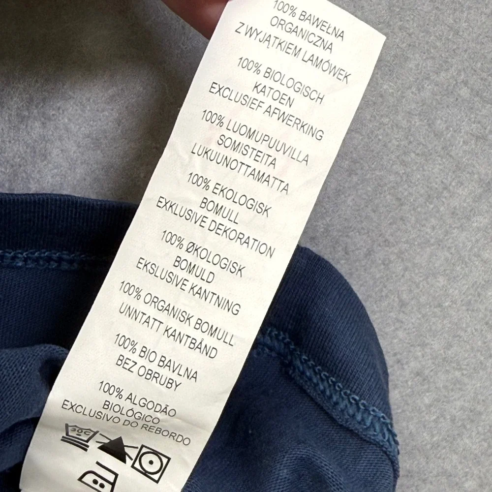 Patagonia Kids Navy Blue Organic Cotton Graphic T-Shirt‎ 6-12M 60388 FA21 NWOT - Picture 5 of 9